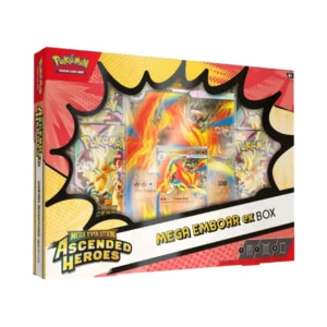 Pokémon TCG: Mega Evolution – Ascended Heroes – Mega Emboar ex Box